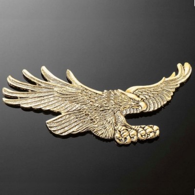 Highway Hawk H01-302 Emblém Eagle 155x70mm mosaz